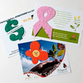 Seed Paper Shape Postcard with Seeded Paper Shape